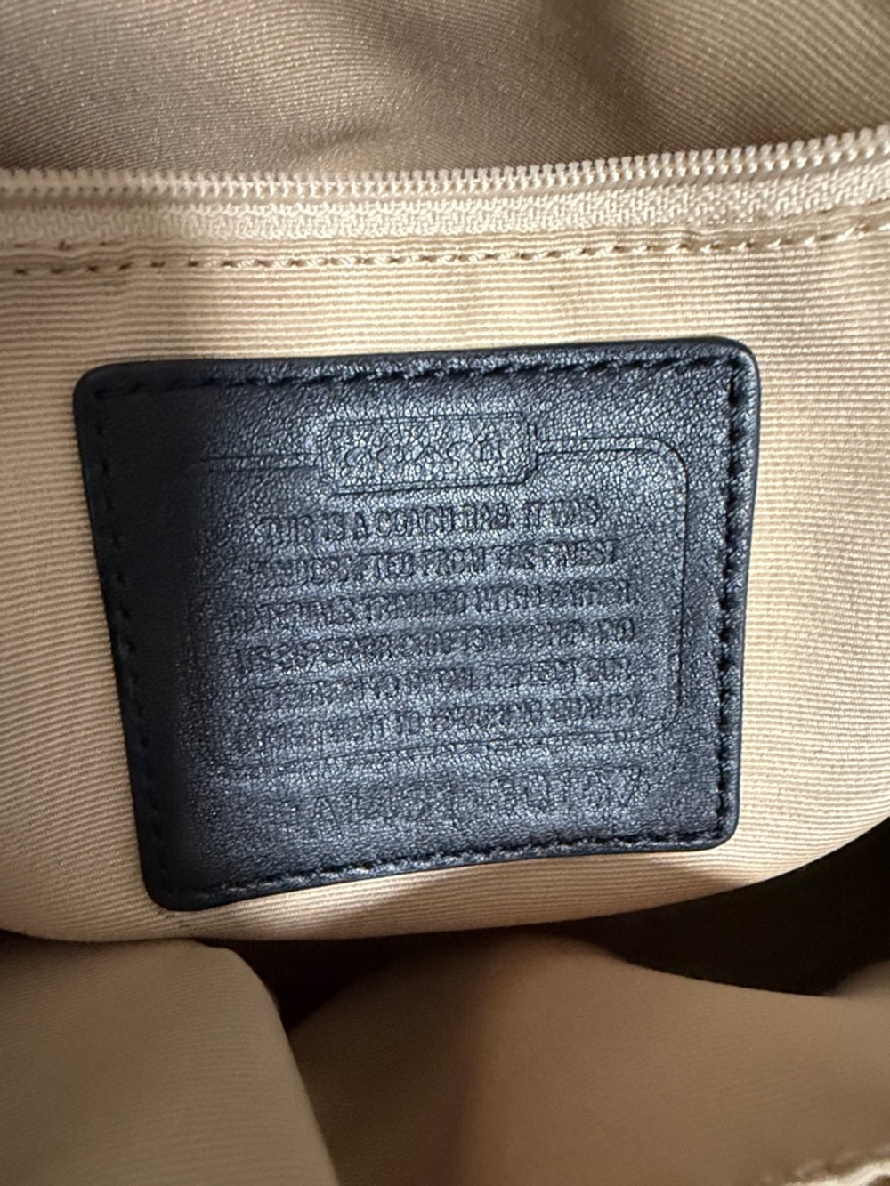 Coach Bleecker Preston Satchel Black and Cream Signature #A1461-30167 - Picture 2 of 16
